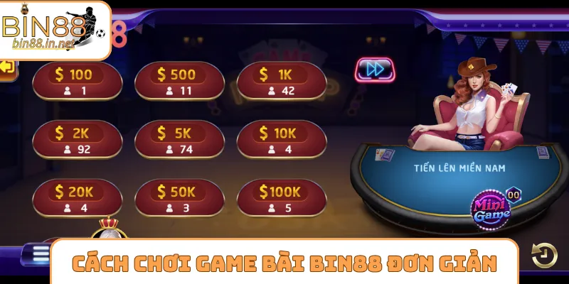 Cách tham gia game bài Bin88 siêu đơn giản