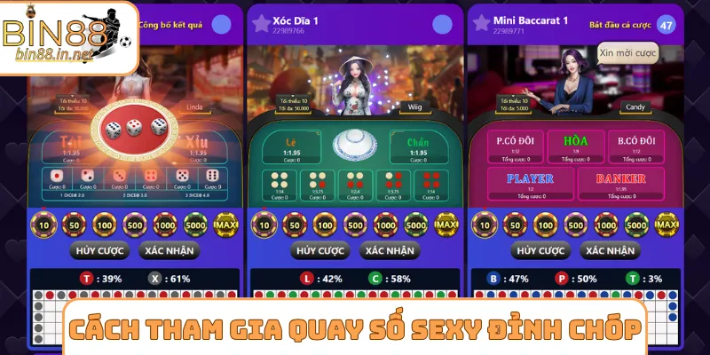 Cách tham gia quay số sexy đỉnh của chóp