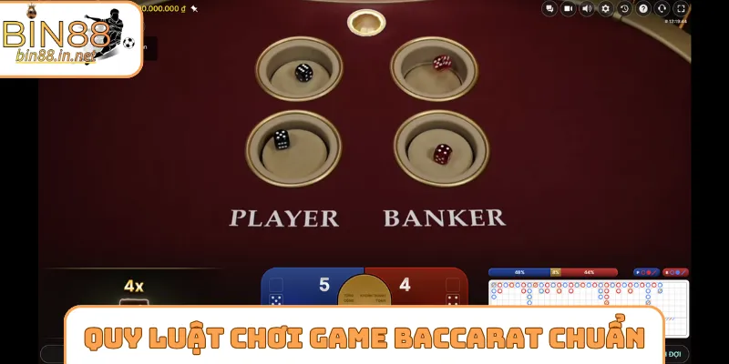 Quy luật chơi game Baccarat chuẩn nhất