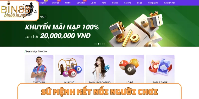 Sứ mệnh kết nối người chơi toàn thế giới