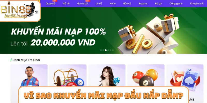 Vì sao khuyến mãi nạp đầu lại hấp dẫn?