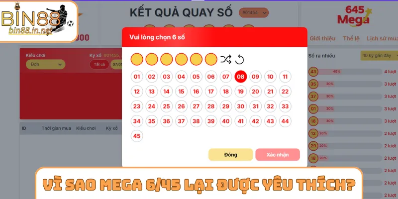 Vì sao Mega 6/45 lại được yêu thích?